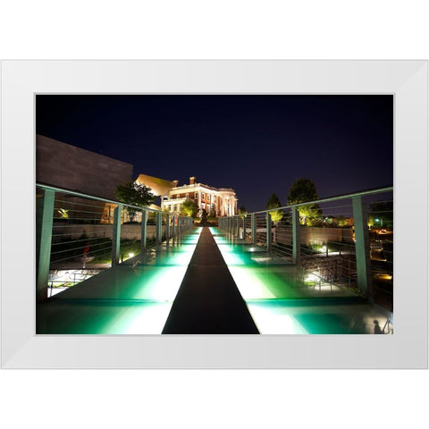 Hunter Walk White Modern Wood Framed Art Print by Lee, Rachel