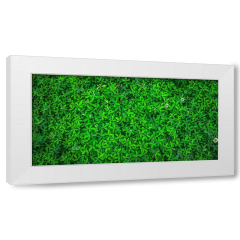 Leaves 10 White Modern Wood Framed Art Print by Lee, Rachel