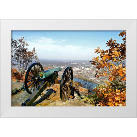 Lookout Cannon Color White Modern Wood Framed Art Print by Lee, Rachel