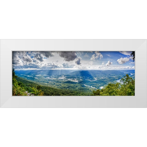 Lookout Valley Pano White Modern Wood Framed Art Print by Lee, Rachel