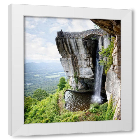 Lovers Leap White Modern Wood Framed Art Print by Lee, Rachel