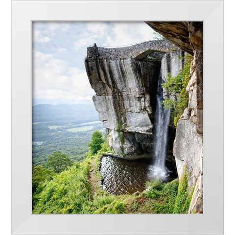 Lovers Leap White Modern Wood Framed Art Print by Lee, Rachel