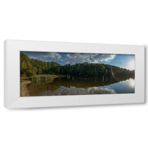 Mountain Getaway White Modern Wood Framed Art Print by Lee, Rachel