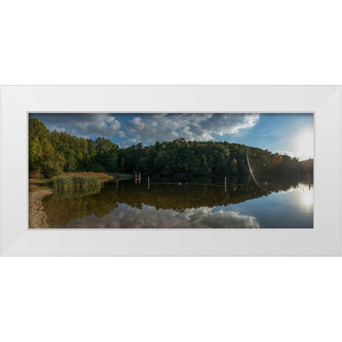 Mountain Getaway White Modern Wood Framed Art Print by Lee, Rachel