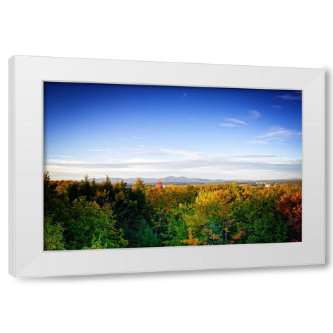 Mountain Lake 2 White Modern Wood Framed Art Print by Lee, Rachel