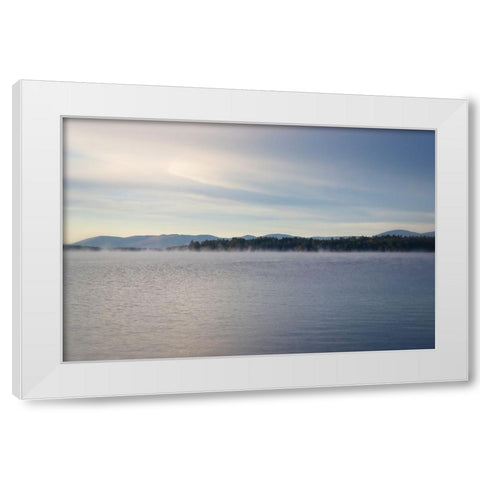 Mountain Lake 5 White Modern Wood Framed Art Print by Lee, Rachel