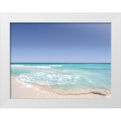 Ocean 12 White Modern Wood Framed Art Print by Lee, Rachel