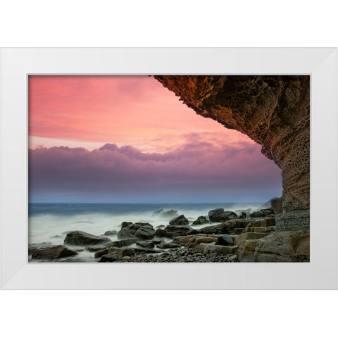 Ocean 2 White Modern Wood Framed Art Print by Lee, Rachel