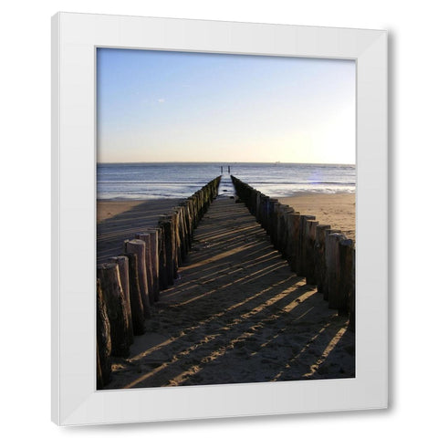 Ocean 3 White Modern Wood Framed Art Print by Lee, Rachel