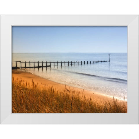 Ocean 31 White Modern Wood Framed Art Print by Lee, Rachel