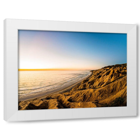 Ocean 5 White Modern Wood Framed Art Print by Lee, Rachel