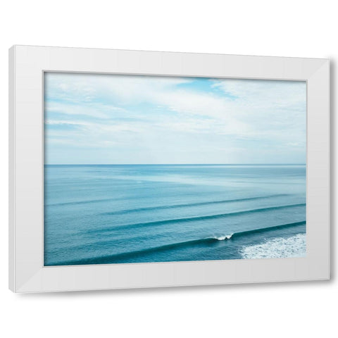 Ocean 52 White Modern Wood Framed Art Print by Lee, Rachel