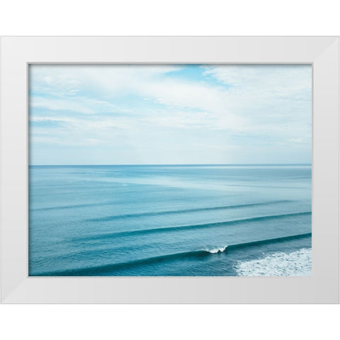 Ocean 52 White Modern Wood Framed Art Print by Lee, Rachel
