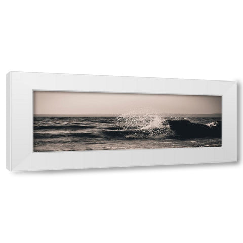 Ocean 8 White Modern Wood Framed Art Print by Lee, Rachel