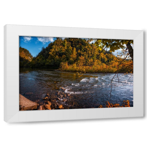 Ocoee River 1 White Modern Wood Framed Art Print by Lee, Rachel
