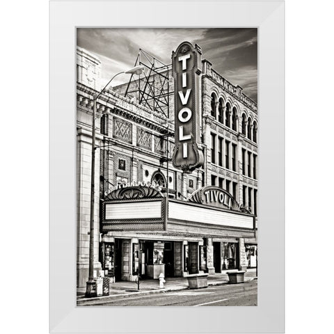Old Tivoli Sepia White Modern Wood Framed Art Print by Lee, Rachel