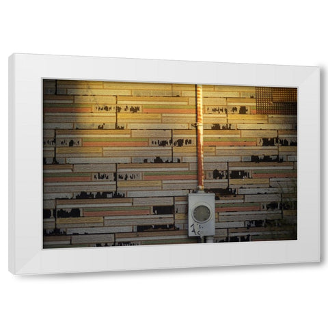 Old Wall White Modern Wood Framed Art Print by Lee, Rachel