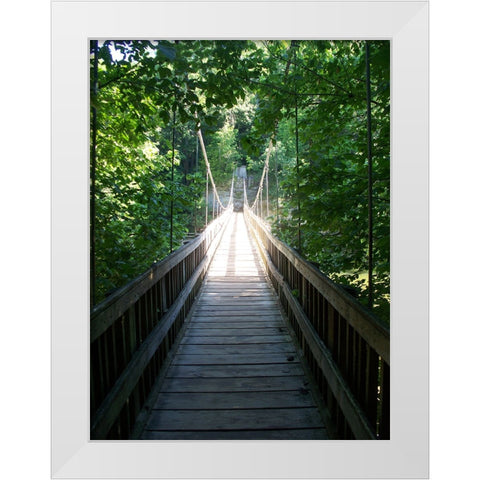 Pathway 6 White Modern Wood Framed Art Print by Lee, Rachel