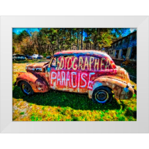 Photographers Paradise Art White Modern Wood Framed Art Print by Lee, Rachel