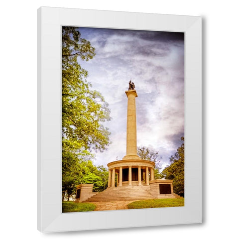 Point Park Memorial White Modern Wood Framed Art Print by Lee, Rachel
