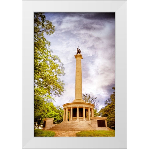 Point Park Memorial White Modern Wood Framed Art Print by Lee, Rachel