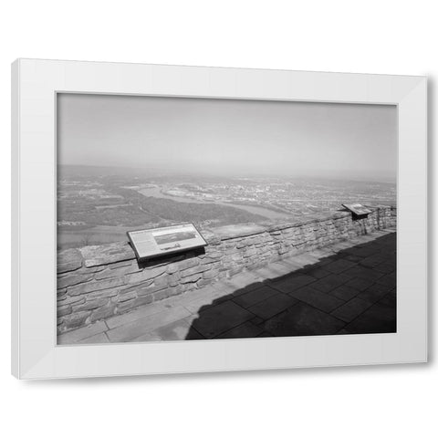 Point Park View White Modern Wood Framed Art Print by Lee, Rachel