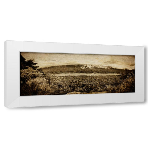 Prentice Overlook Pano Textured White Modern Wood Framed Art Print by Lee, Rachel