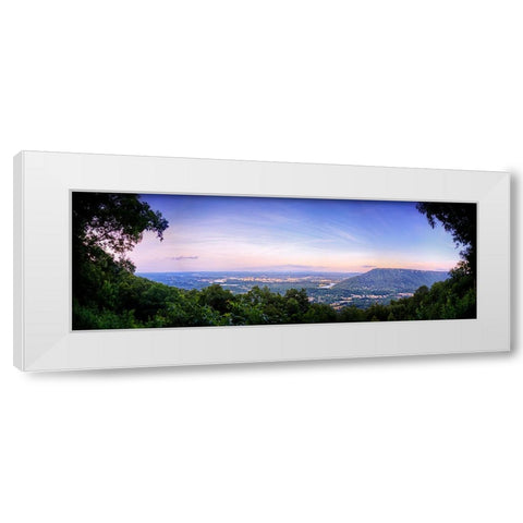 Raccoon to Lookout White Modern Wood Framed Art Print by Lee, Rachel
