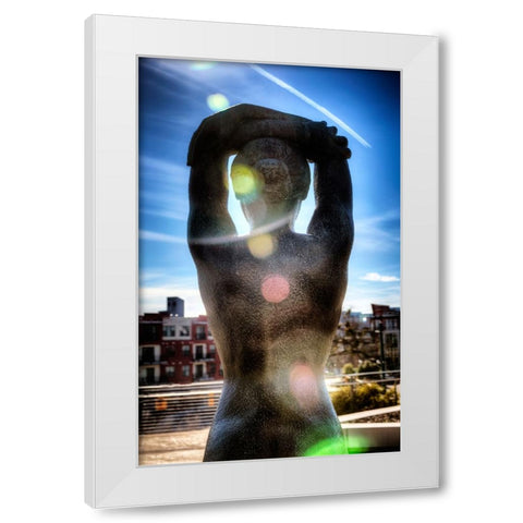 Reflecting White Modern Wood Framed Art Print by Lee, Rachel