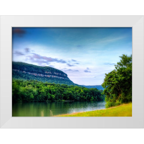 River Gorge 2 White Modern Wood Framed Art Print by Lee, Rachel