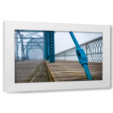 Scenic City 117 White Modern Wood Framed Art Print by Lee, Rachel
