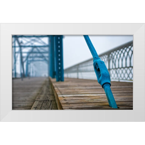Scenic City 117 White Modern Wood Framed Art Print by Lee, Rachel
