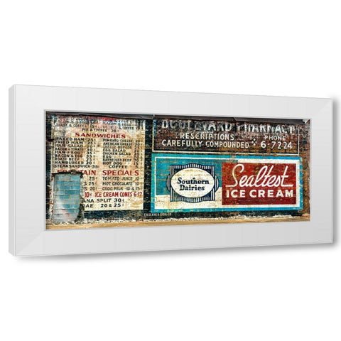 Scenic City 123 White Modern Wood Framed Art Print by Lee, Rachel