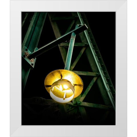 Scenic City 127 White Modern Wood Framed Art Print by Lee, Rachel