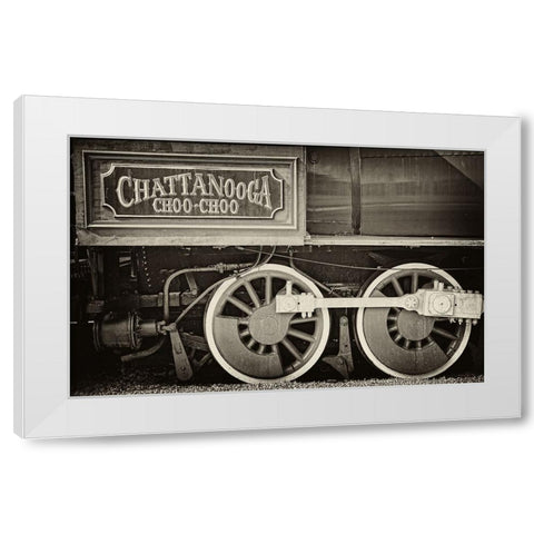 Scenic City 16 BW White Modern Wood Framed Art Print by Lee, Rachel