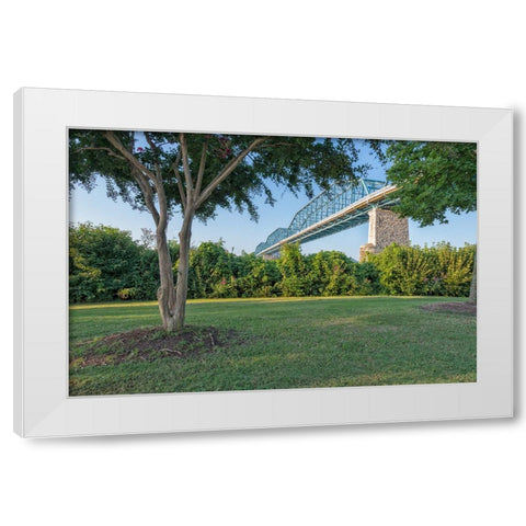 Scenic City 46 White Modern Wood Framed Art Print by Lee, Rachel