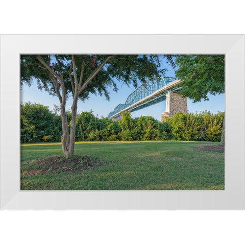 Scenic City 46 White Modern Wood Framed Art Print by Lee, Rachel