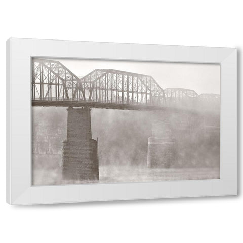 Scenic City 58 White Modern Wood Framed Art Print by Lee, Rachel