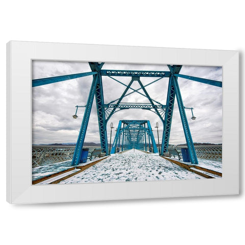 Scenic City 79 White Modern Wood Framed Art Print by Lee, Rachel