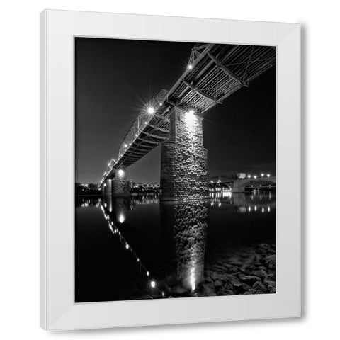 Scenic City 88 White Modern Wood Framed Art Print by Lee, Rachel