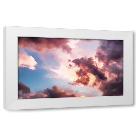Sky 12 White Modern Wood Framed Art Print by Lee, Rachel