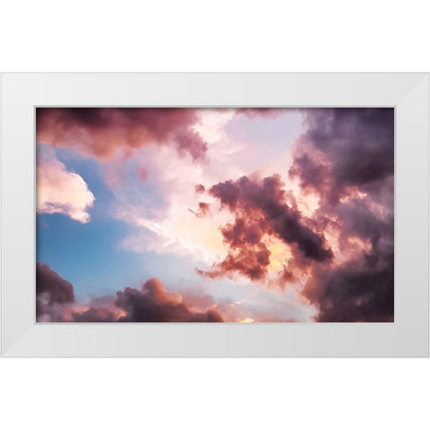 Sky 12 White Modern Wood Framed Art Print by Lee, Rachel
