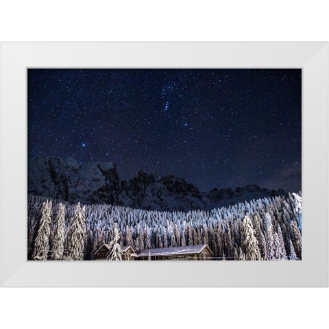 Sky 3 White Modern Wood Framed Art Print by Lee, Rachel