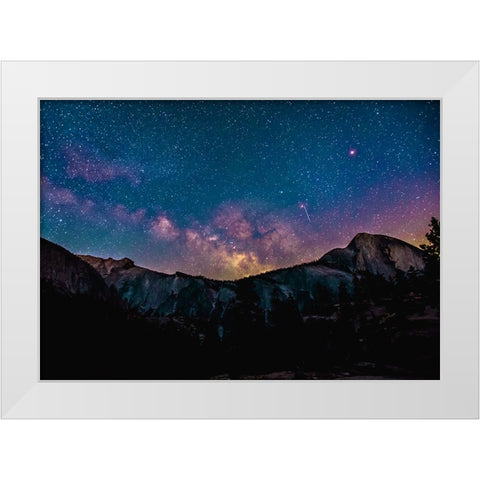 Sky 5 White Modern Wood Framed Art Print by Lee, Rachel