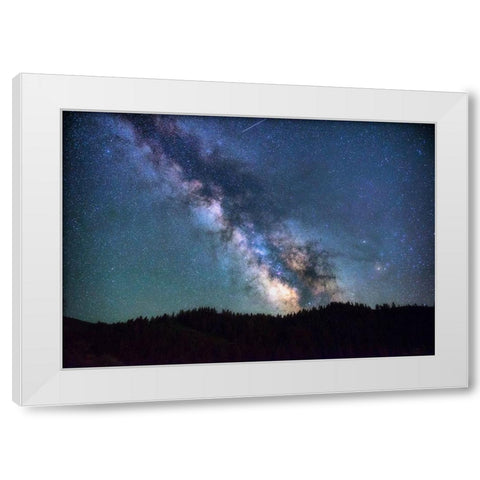 Sky 6 White Modern Wood Framed Art Print by Lee, Rachel