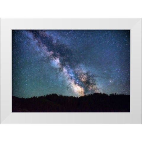 Sky 6 White Modern Wood Framed Art Print by Lee, Rachel