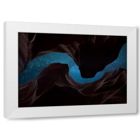 Sky 7 White Modern Wood Framed Art Print by Lee, Rachel