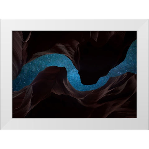 Sky 7 White Modern Wood Framed Art Print by Lee, Rachel