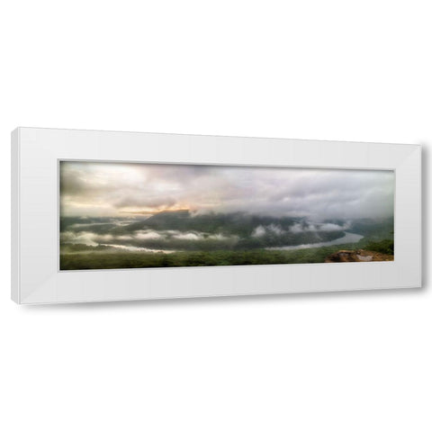 Snooper Fog White Modern Wood Framed Art Print by Lee, Rachel