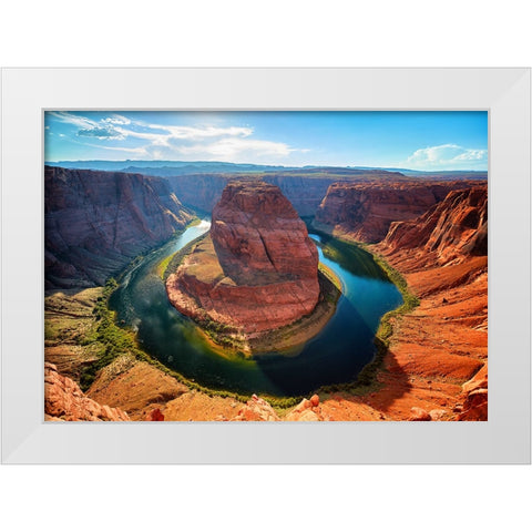 Southwest 5 White Modern Wood Framed Art Print by Lee, Rachel